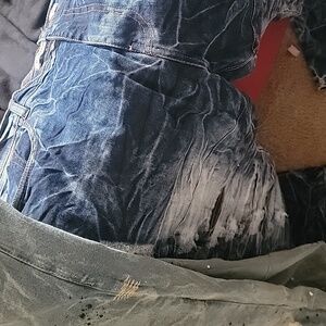 Blue Distressed Denim Jeans